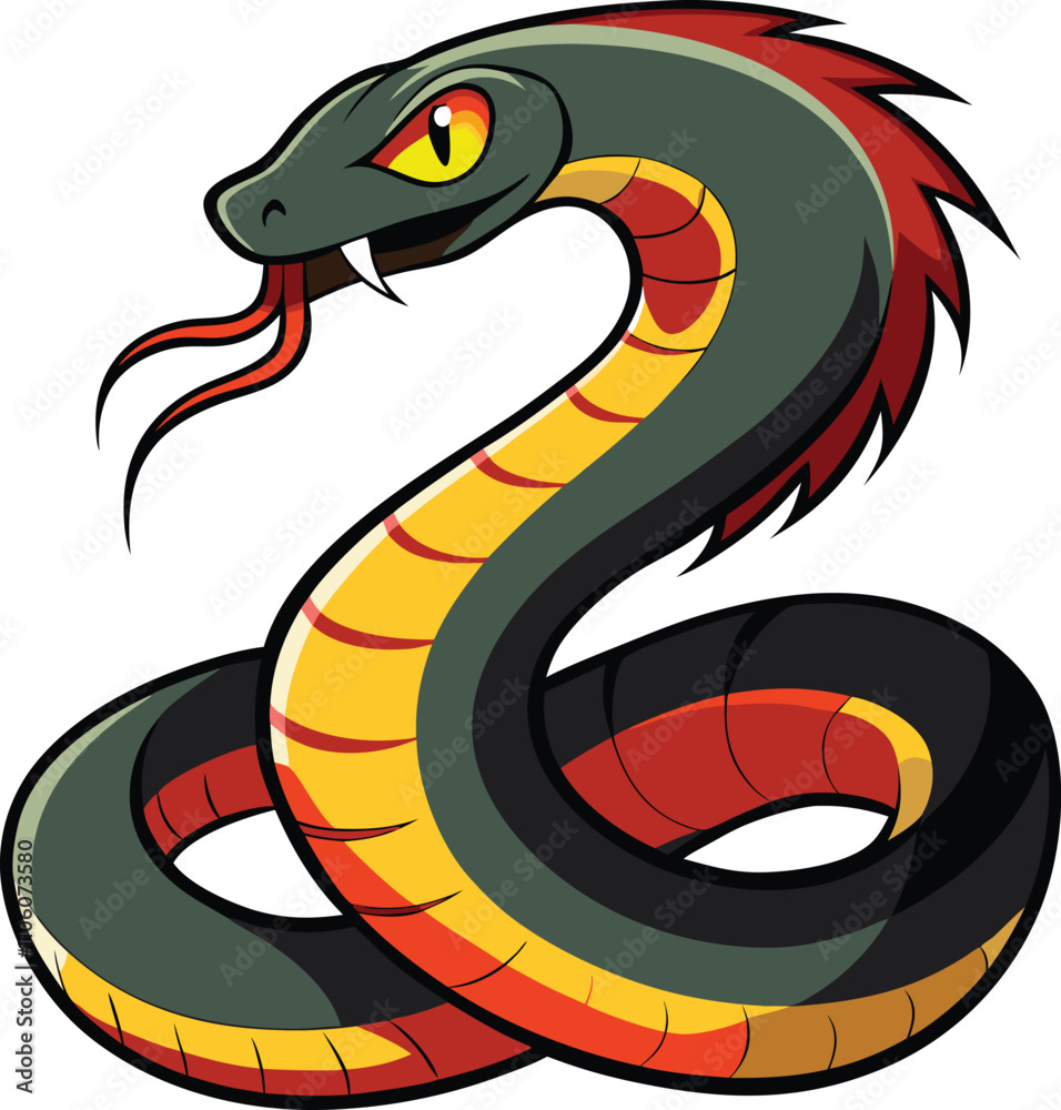 Obraz premium snake vector