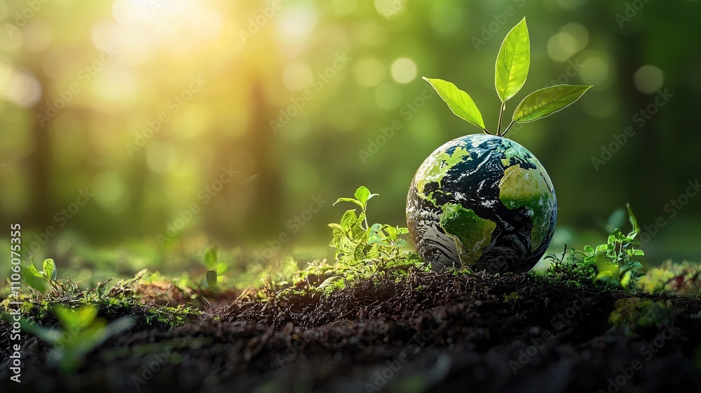 economic windfall and green plant sustainability with renewable resources and nature's responsibility.






