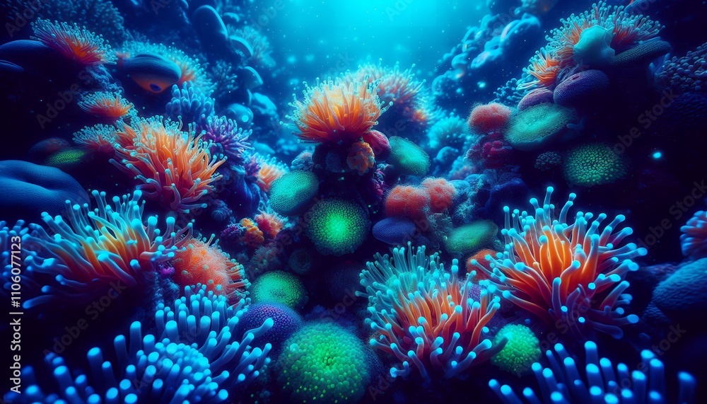 Obraz premium coral reef in the sea