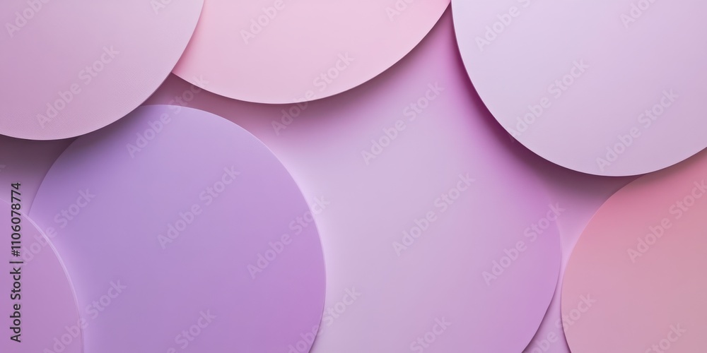 Obraz premium Soft pink circles overlap in various sizes, forming a gentle gradient effect. This design is ideal for digital backgrounds, art projects, or creative works.