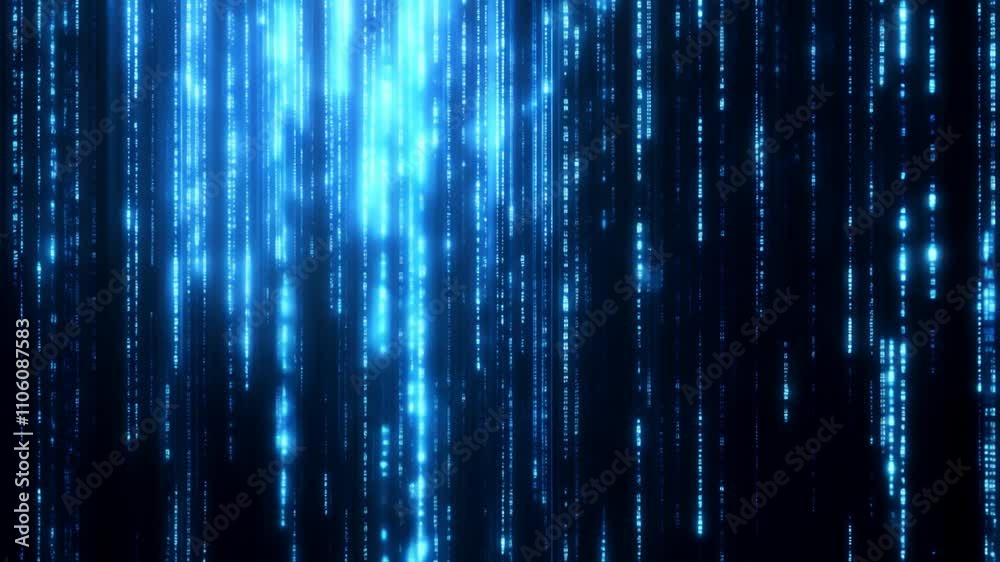 Technology data stream background Technology data stream background