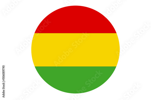 Bolivia flag button