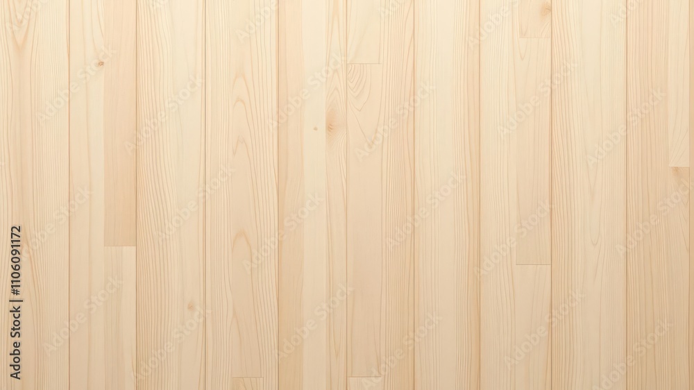 Light wooden wall texture with visible natural grain patterns and a smooth finish, finish Light wooden wall texture with visible natural grain patterns and a smooth finish, finish