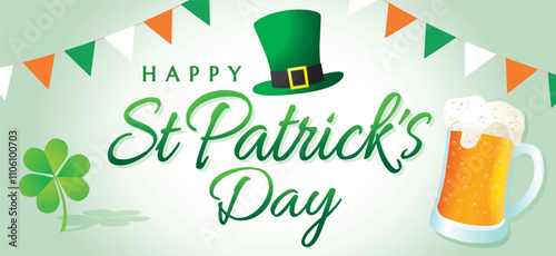 Obraz na płótnie ST PATRICK'S DAY 1 - VECTOR ILLUSTRATION w salonie