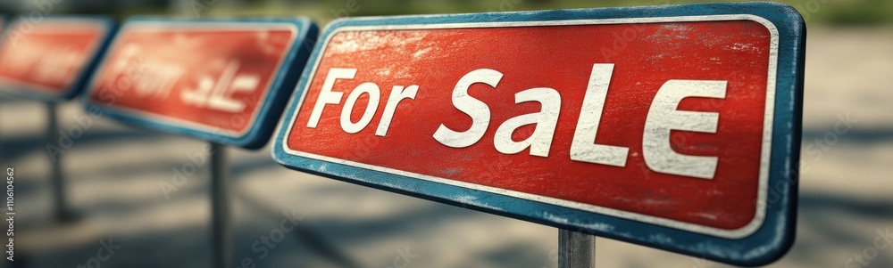 Signs that say for sale on them Signs that say for sale on them