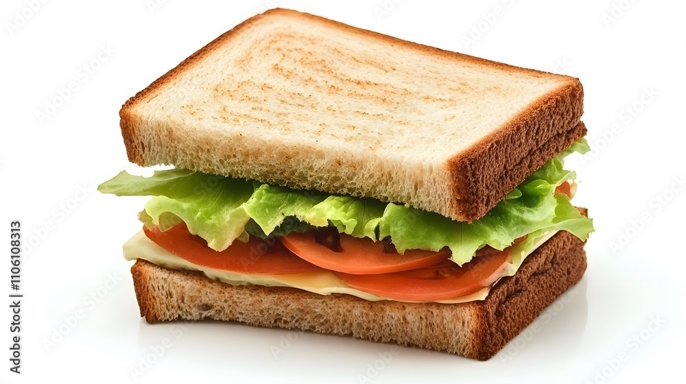 Food, Sandwich, on White Background, Photo Realistic, Wallpaper, Cover and Screen for Smartphone, PC, Laptop, 9:16 and 16:9 Format Food, Sandwich, on White Background, Photo Realistic, Wallpaper, Cover and Screen for Smartphone, PC, Laptop, 9:16 and 16:9 Format