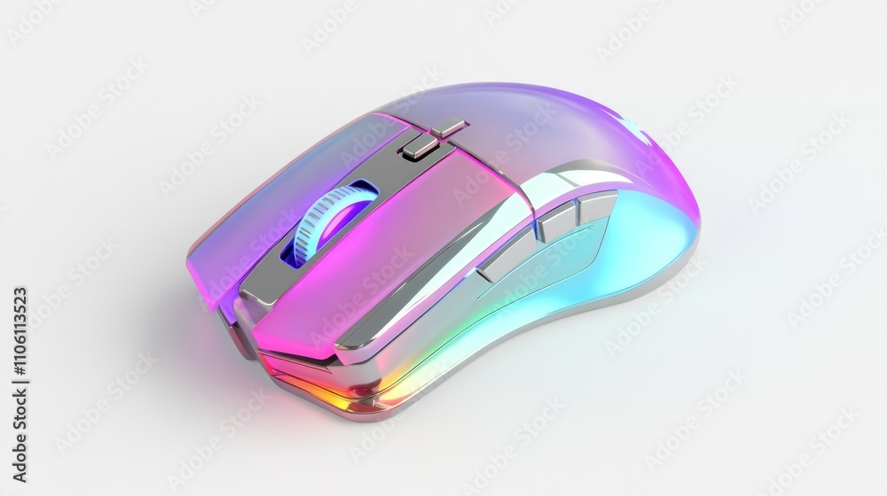 Colorful Modern Wireless Gaming Computer Mouse Colorful Modern Wireless Gaming Computer Mouse