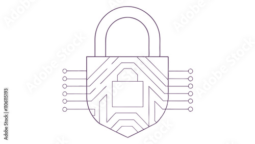 Cybersecurity and Data Protection Icons