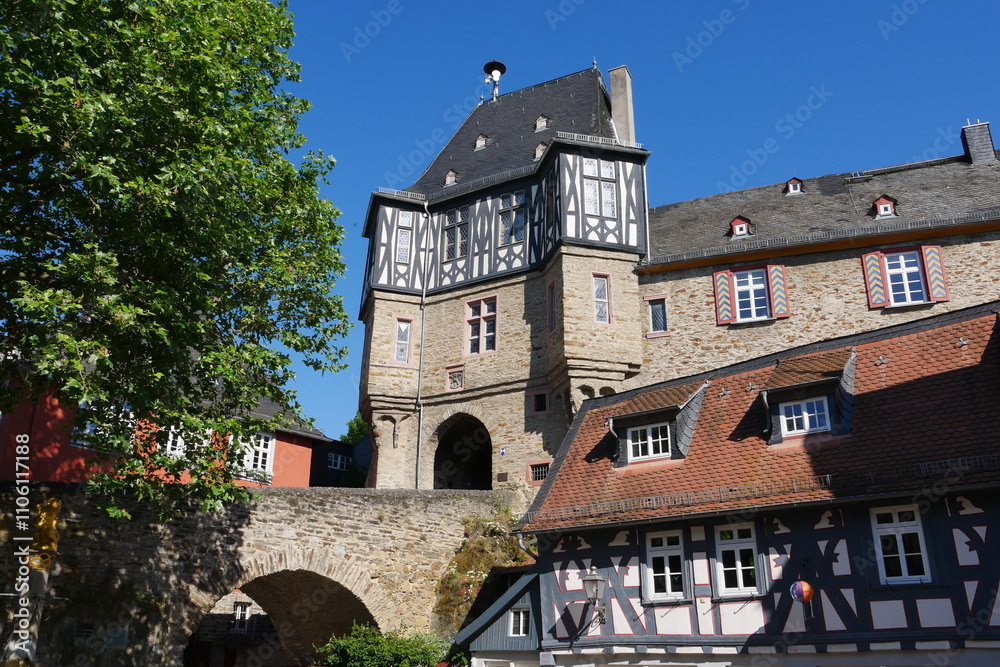 Fototapeta premium Torbogengebäude in Idstein im Taunus