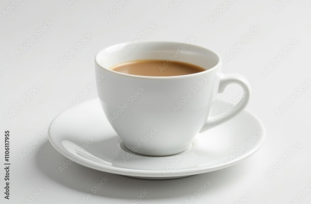 Cup of coffee (Americano, espresso) on a white background Cup of coffee (Americano, espresso) on a white background