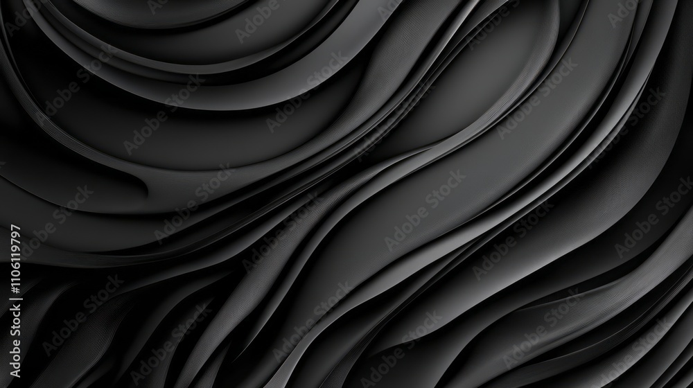 Obraz premium Black and white twisted background 24