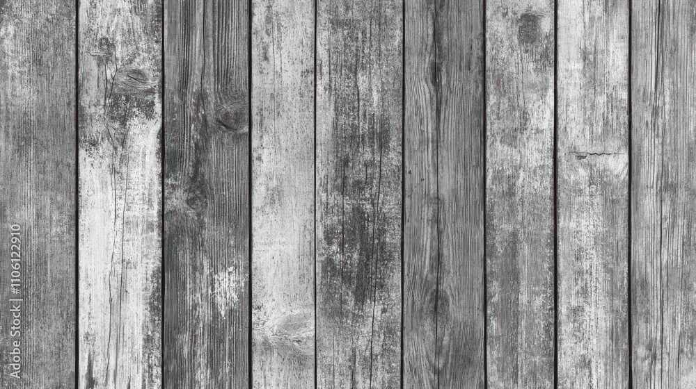 Naklejka premium A textured wooden surface with a weathered gray finish, suitable for backgrounds or designs.