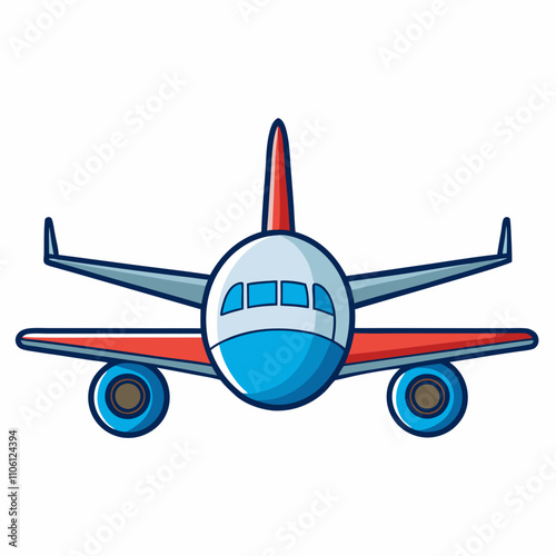 illustration of airplane