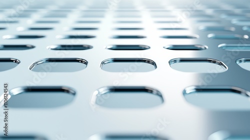 Dynamic industrial metal grid design close-up view modern aesthetic textured surface technology and art interplay