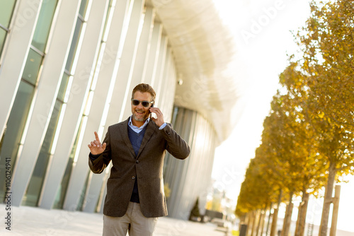 Professional man walking co...