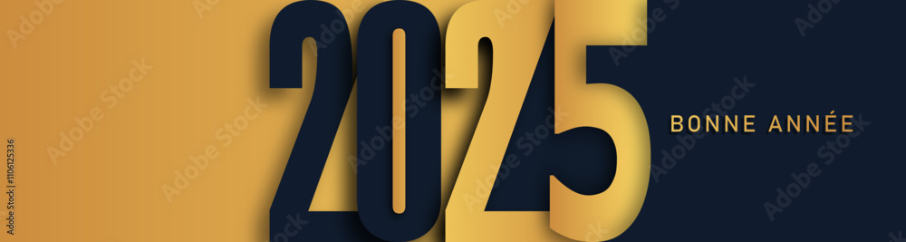 Bonne année - meilleurs vœux 2025 - vecteur pour affiche bannière salutation et célébration du nouvel an 2025. Bonne année - meilleurs vœux 2025 - vecteur pour affiche bannière salutation et célébration du nouvel an 2025.