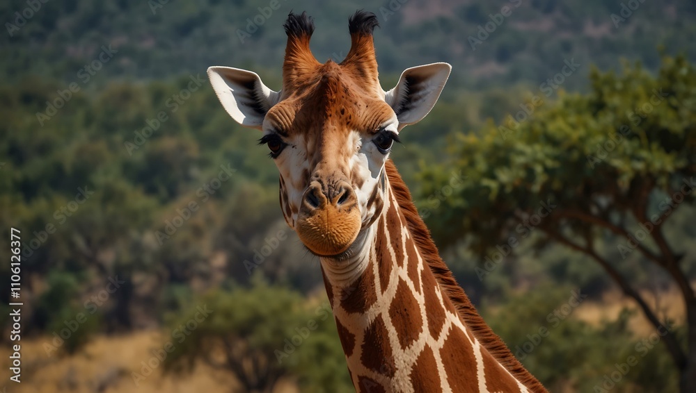 Fototapeta premium Giraffe in the wild.