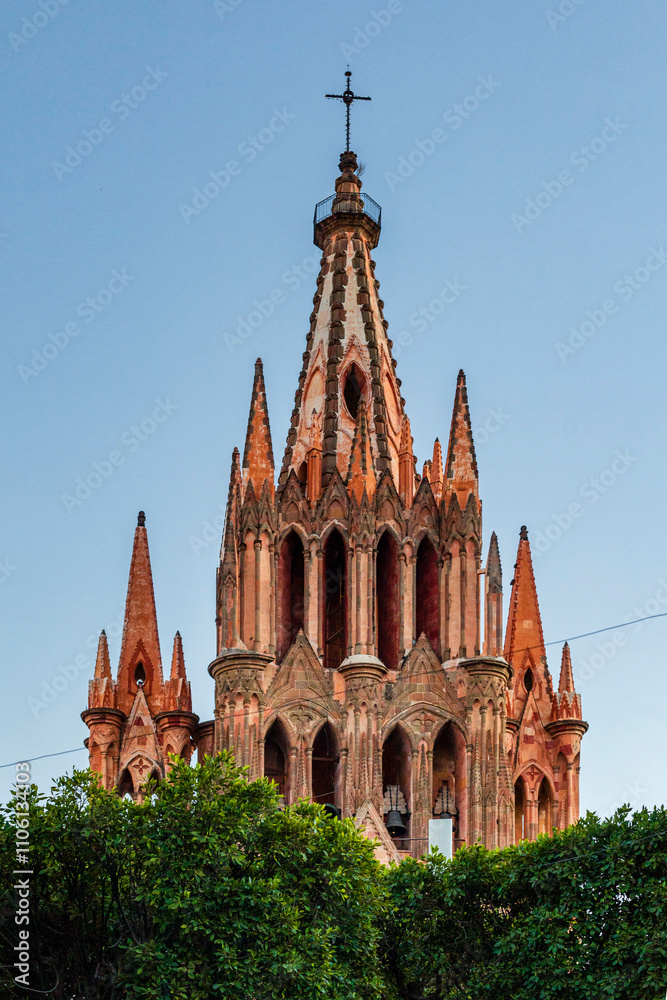 Obraz premium Parroquia ade San Miguel de Allende