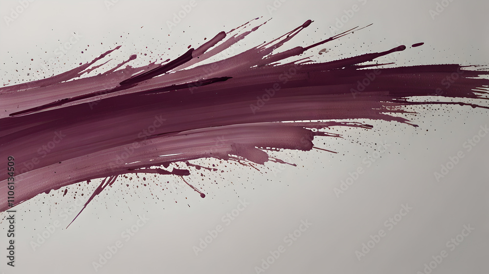 Mauve Brush Stroke Isolated On White Background Mauve Brush Stroke Isolated On White Background