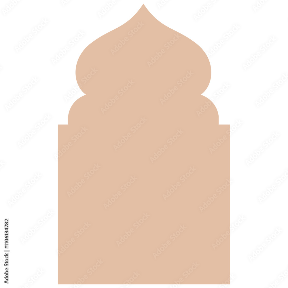 Arabic arch window and doors. Set of arabic door and window. Arabic arch window and doors. Set of arabic door and window.