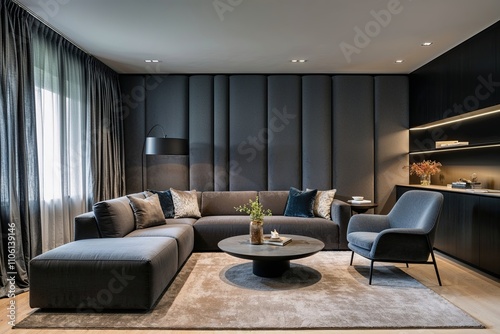 Wallpaper Mural Luxurious Slate Fabric Material with Elegant Floating Design Torontodigital.ca