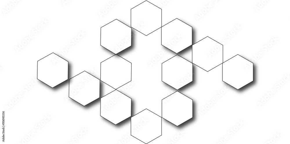 White hexagon 3D background texture. modern abstract polygonal pattern. 3d rendering illustration. Futuristic abstract banner. white and black lines 3d Hexagonal. honeycomb white Background. White hexagon 3D background texture. modern abstract polygonal pattern. 3d rendering illustration. Futuristic abstract banner. white and black lines 3d Hexagonal. honeycomb white Background.