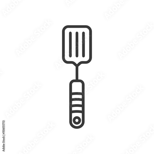 Line Drawing Of A Kitchen Spatula