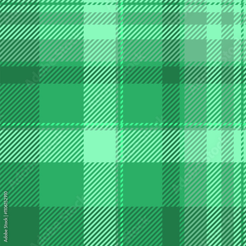 Hispanic tartan textile seamless, checkered texture check background. Manufacturing pattern fabric vector plaid in green color.