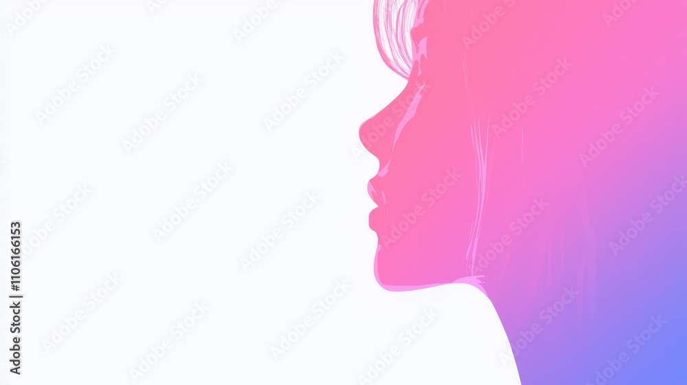 Artistic portrait of a woman abstract digital art modern aesthetic minimalist style soft color palette creative expression Artistic portrait of a woman abstract digital art modern aesthetic minimalist style soft color palette creative expression
