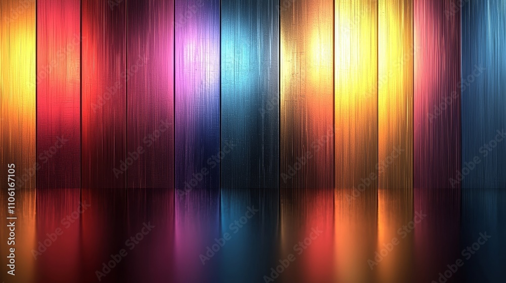 Vibrant colorful abstract patterns digital art modern aesthetics artistic environment close-up view visual inspiration
