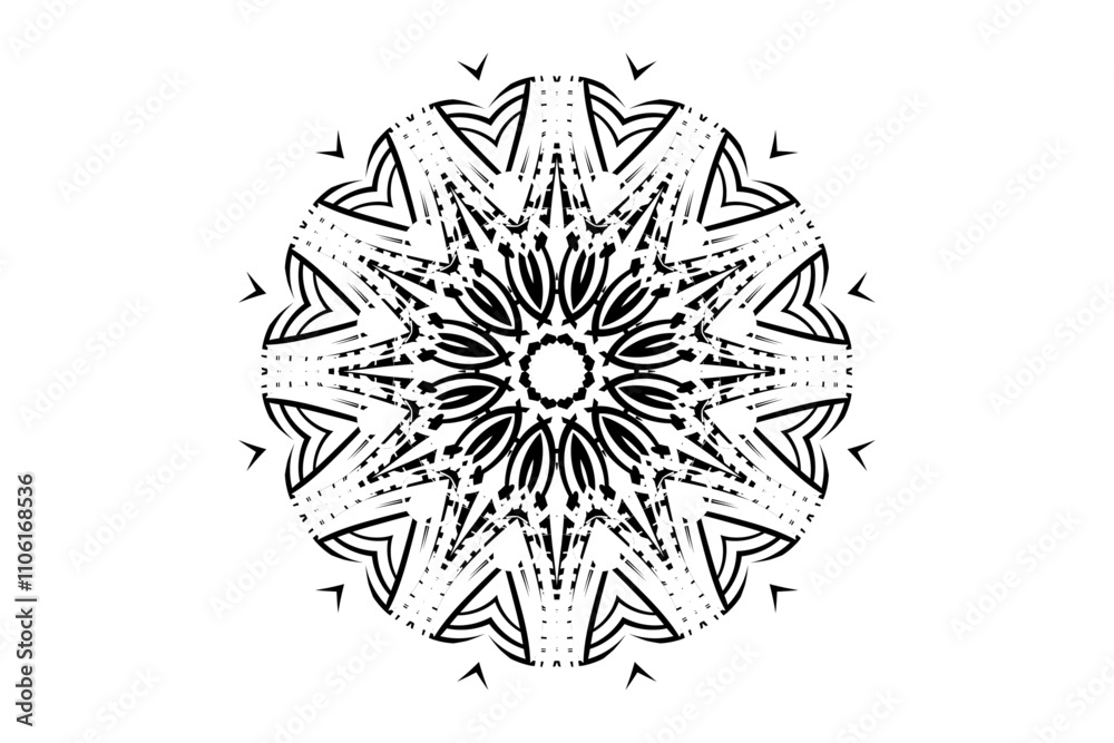 Symmetrical Mandala Art Featuring Eight Arms Ending in Ornamental Creatures
Symmetrical Mandala Art Featuring Eight Arms Ending in Ornamental Creatures