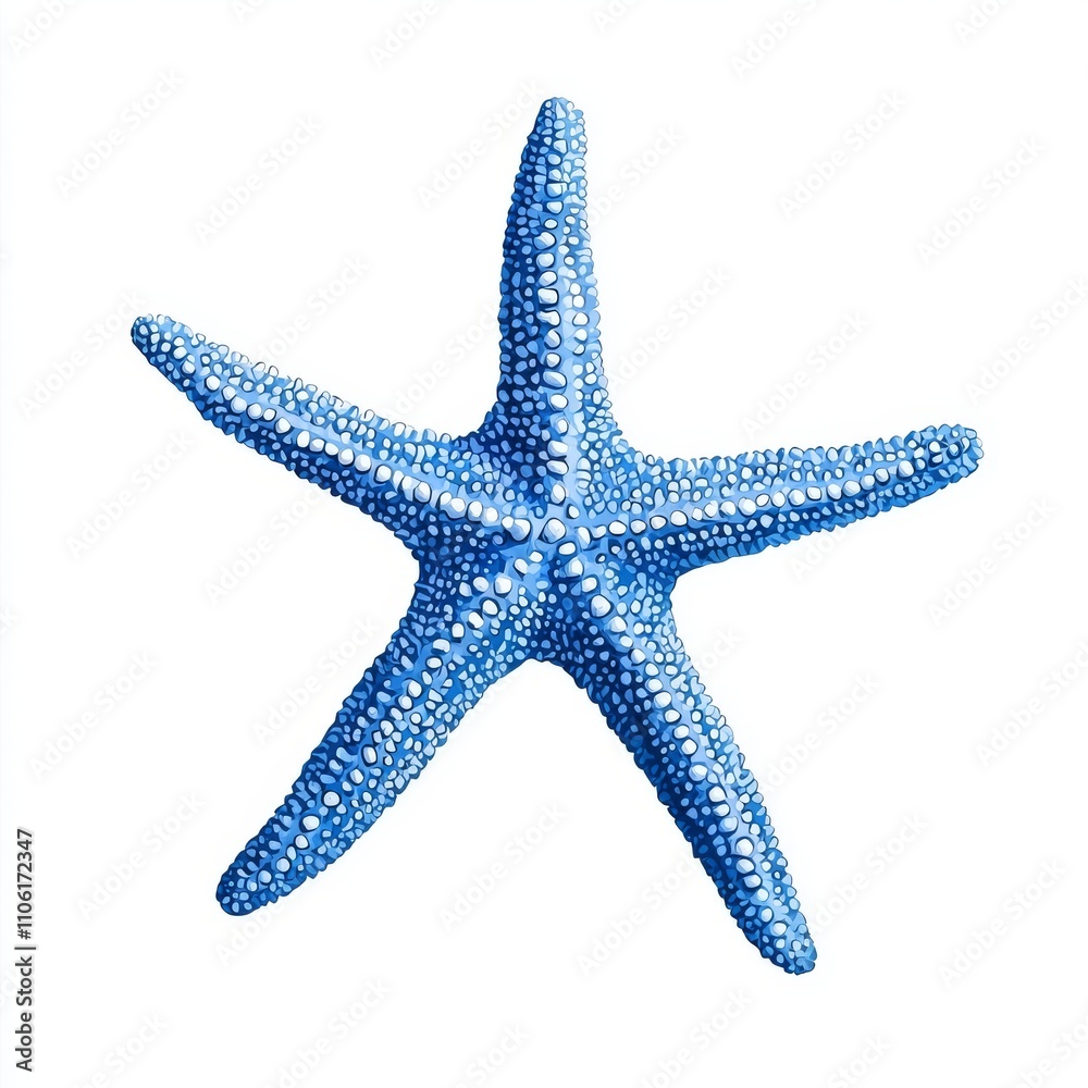 A blue starfish icon in watercolor style, symbolizing marine conservation, set against a white background. A blue starfish icon in watercolor style, symbolizing marine conservation, set against a white background.