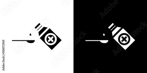 Syrup icon design simple vector symbol