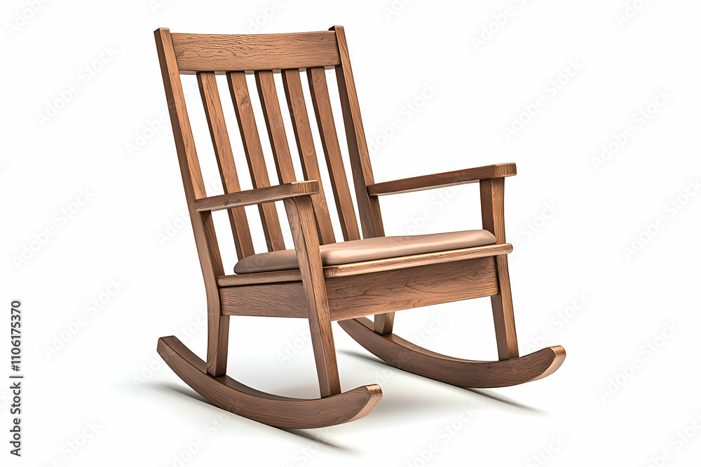 Classic Wooden Rocking Chair with Cushioned Seat, Ideal for Relaxation and Cozy Home Decor, Featuring Elegant Design and Quality Craftsmanship in Natural Wood Finish Classic Wooden Rocking Chair with Cushioned Seat, Ideal for Relaxation and Cozy Home Decor, Featuring Elegant Design and Quality Craftsmanship in Natural Wood Finish