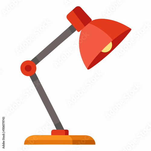 table lamp vector icon with whit background