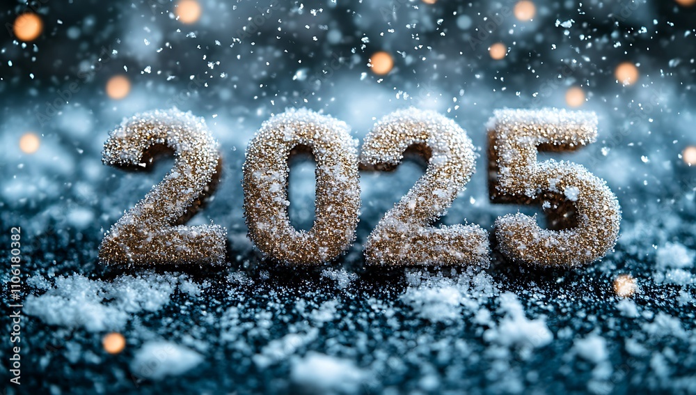 Number Sculpted from Snow Happy New Year 2025
Number Sculpted from Snow Happy New Year 2025