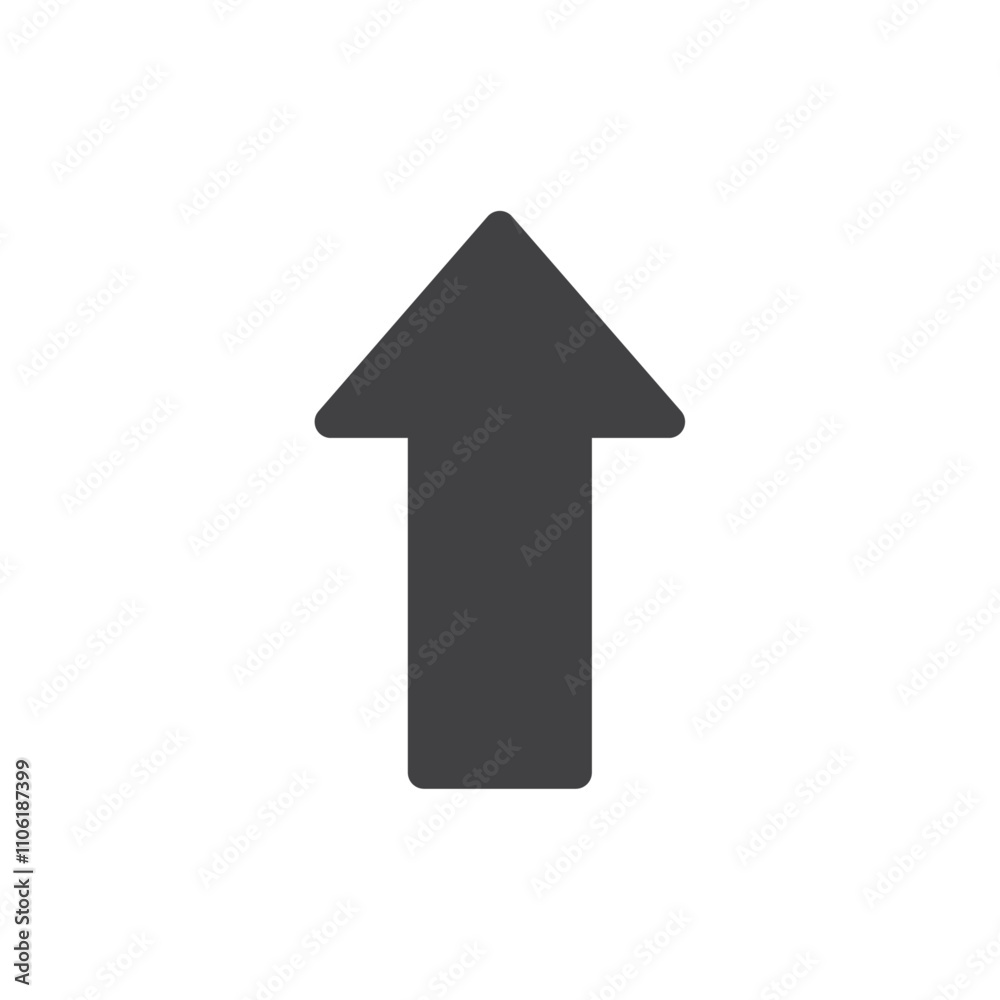 Arrow up icon simple vector symbol Arrow up icon simple vector symbol
