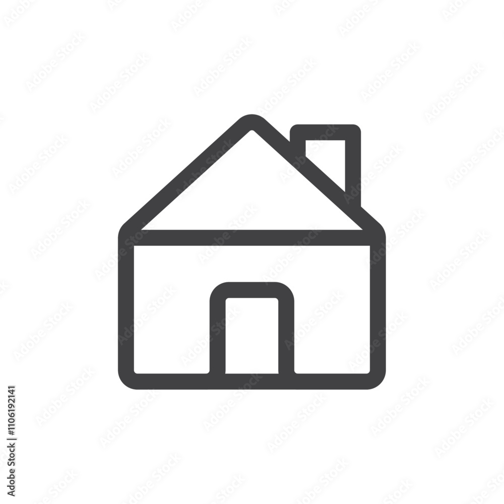 House icon simple vector symbol House icon simple vector symbol