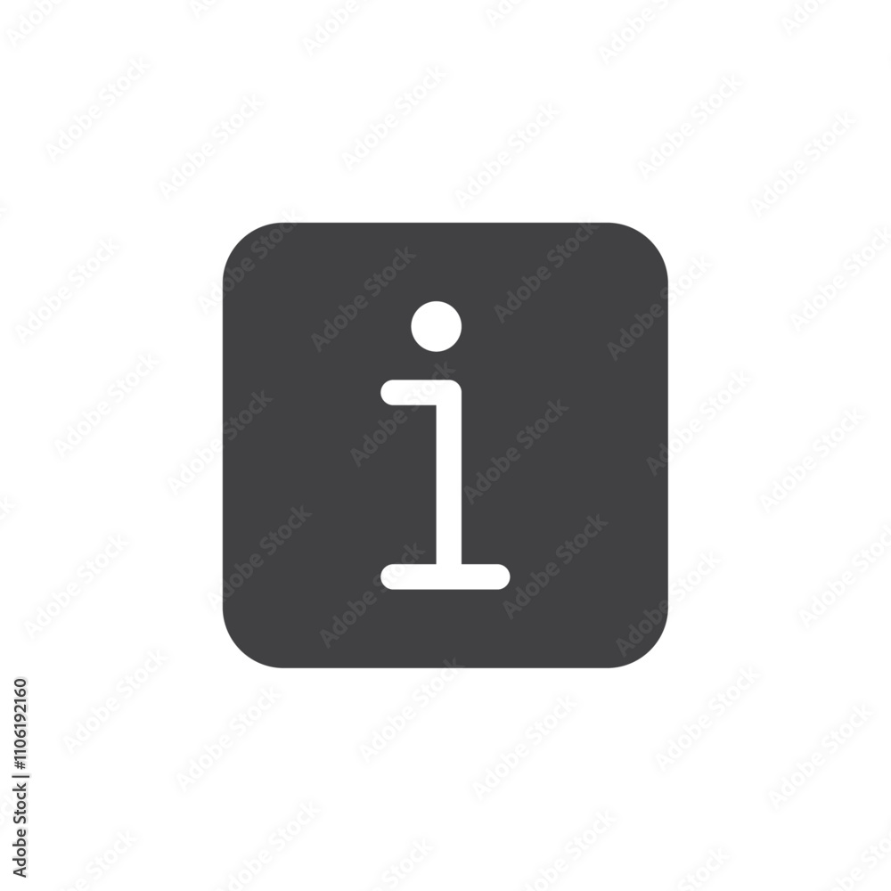 Information sign icon simple vector symbol Information sign icon simple vector symbol