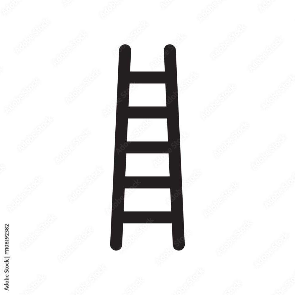 Ladder icon simple vector symbol Ladder icon simple vector symbol