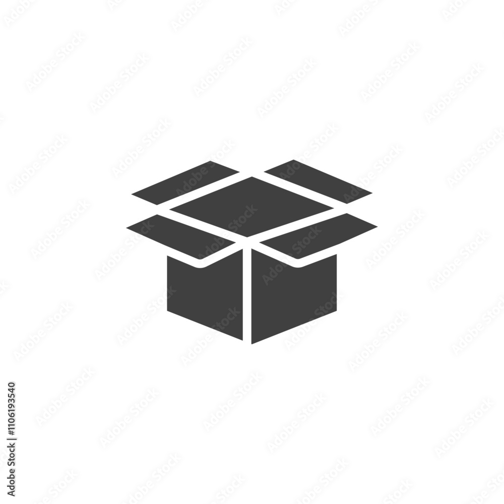 Packaging box icon simple vector symbol Packaging box icon simple vector symbol