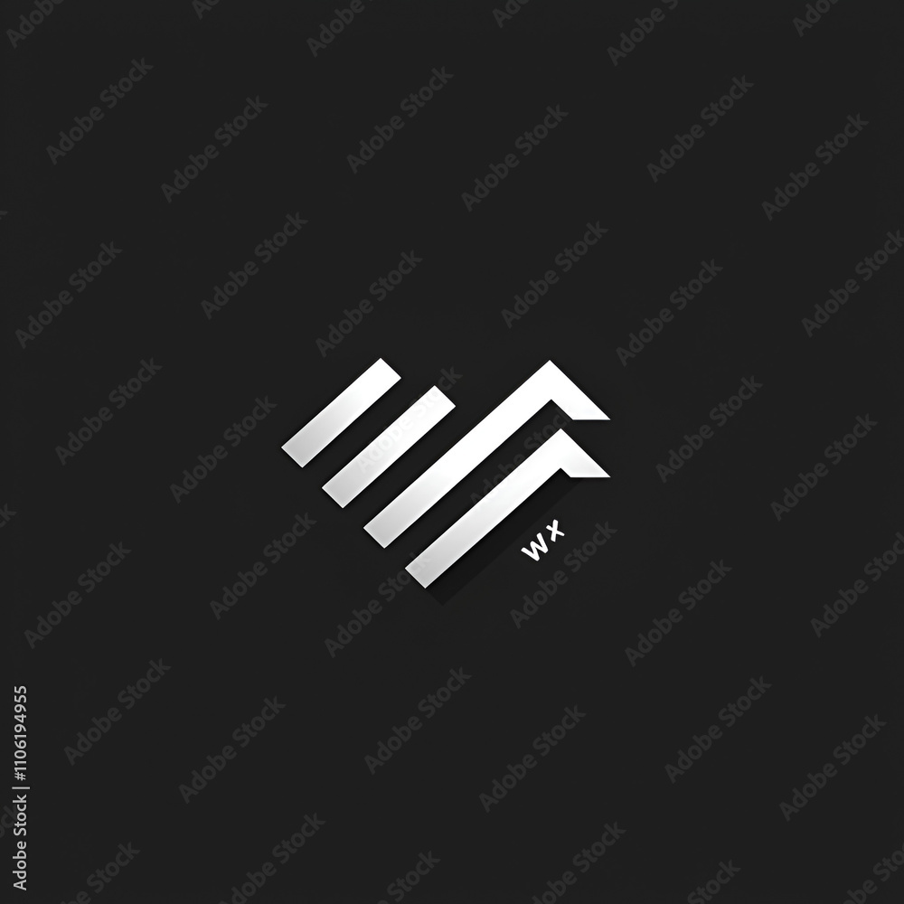 Abstract Heart: Clean Lines Design Abstract Heart: Clean Lines Design