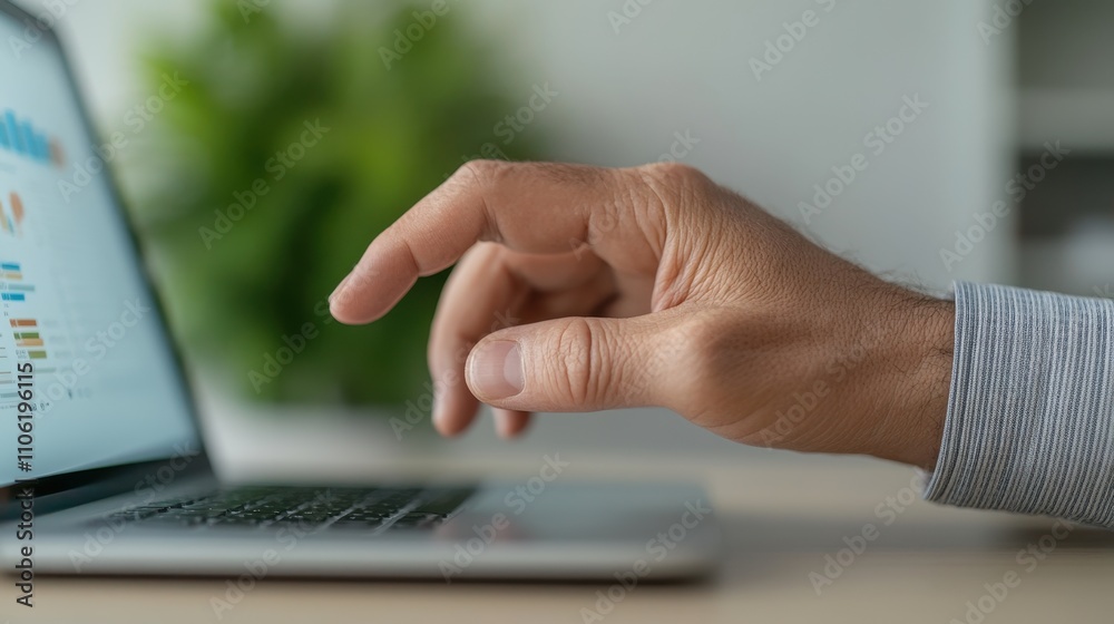 Professional Business Person Gesturing While Explaining Data Insights Professional Business Person Gesturing While Explaining Data Insights