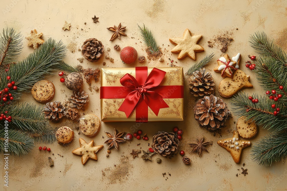 Christmas vector decoration background Christmas vector decoration background