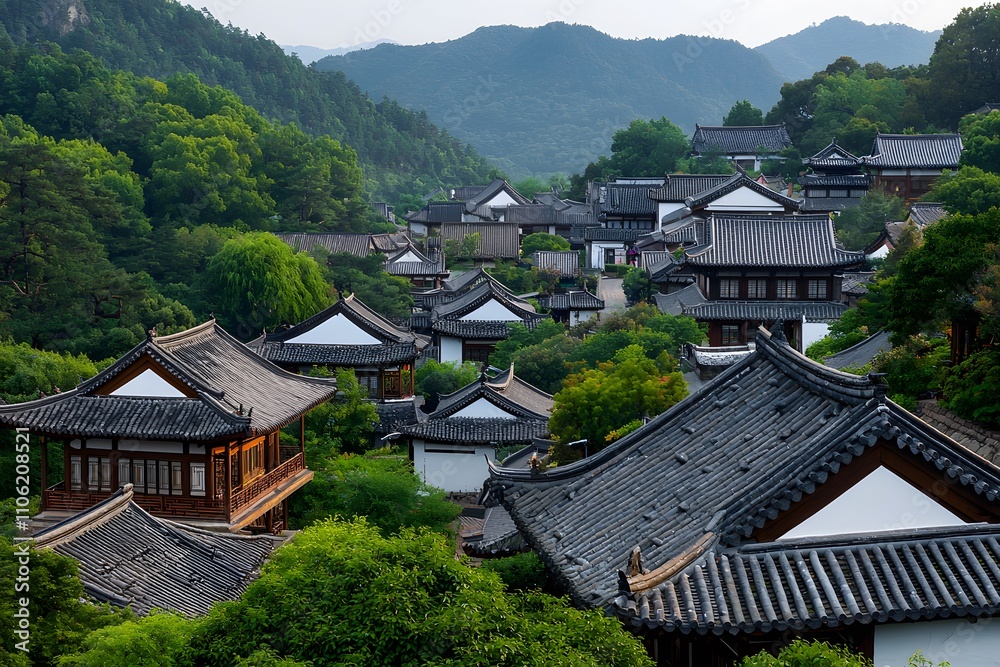 Old Chinese architecture featuring white walls and grey tiled roofs, showcasing traditional design with intricate details, curved eaves, and a serene, historic atmosphere Old Chinese architecture featuring white walls and grey tiled roofs, showcasing traditional design with intricate details, curved eaves, and a serene, historic atmosphere