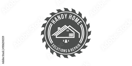 logo home furnishing icon vector