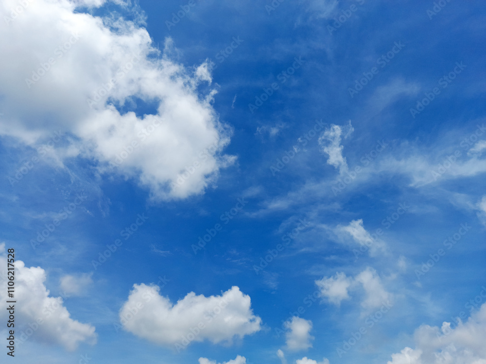 blue sky with white clouds blue sky with white clouds