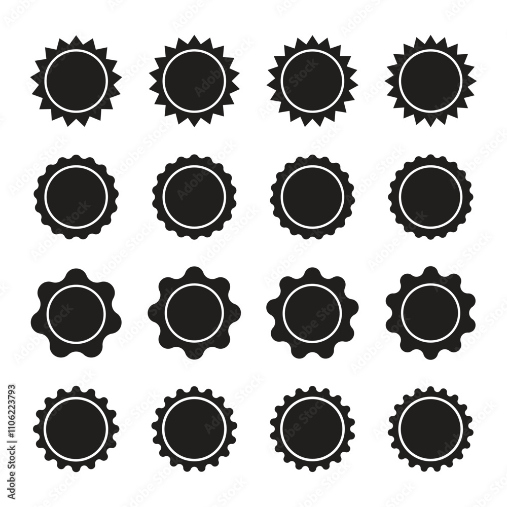 Y2K elements and shapes on a white background Y2K elements and shapes on a white background