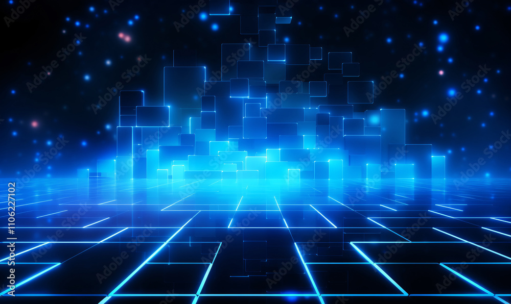 Abstract technology lines background with smart and futuristic, intelligent communication network concept of future connected technology, Abstract technology lines background with smart and futuristic, intelligent communication network concept of future connected technology,