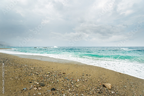 Fototapeta Naklejka Na Ścianę i Meble -  Sea, waves, beach